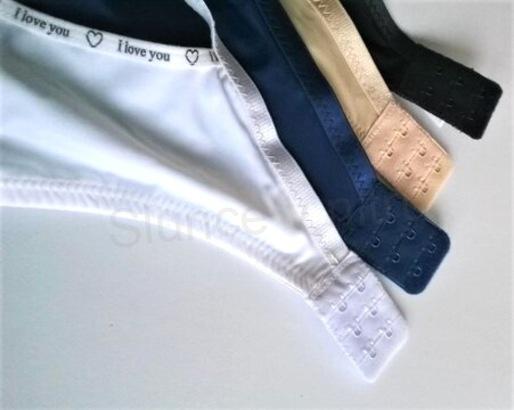 Dámská podprsenka s kosticemi bez výstuže Velikost 105 B bílá (K204)