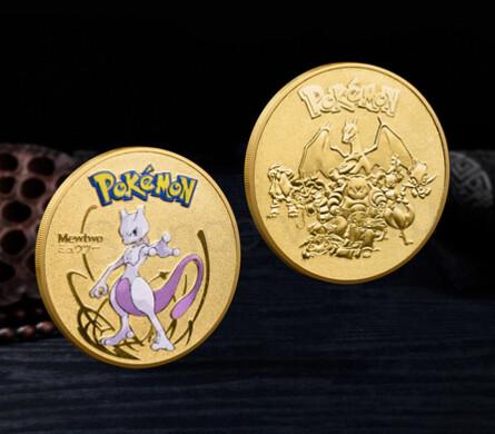 Pozlacená POKÉMON - mince - 6 (MA33)