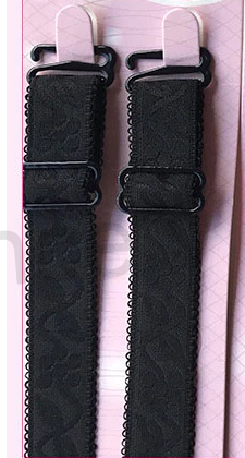 Náhradní ramínka do podprsenky černé 2 cm (C71)