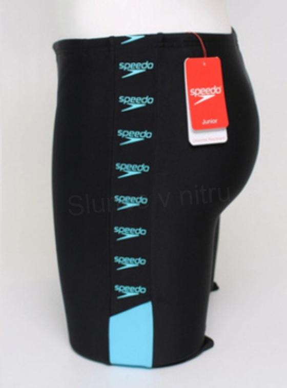 Sportovní chlapecké plavky Speedo 176 černo‑modré (W179)