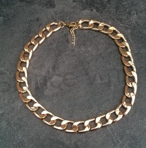 Silný řetízek na krk z nerez oceli velikost 42 cm (Y14)