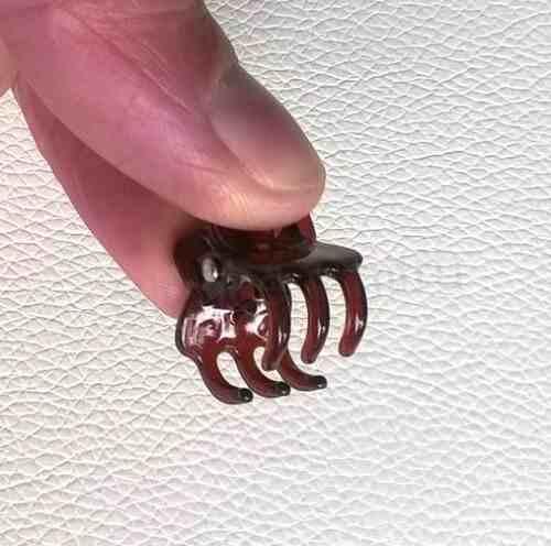Mini skřipec do vlasů 1,6 x 1,4 cm, 4 kusy sada (H451)