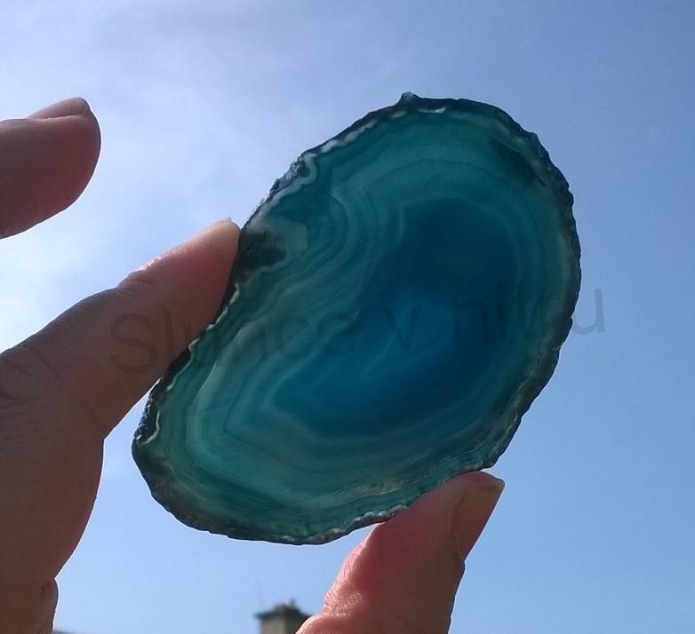 Achát plátek 42g - (Brazílie) (X1630)