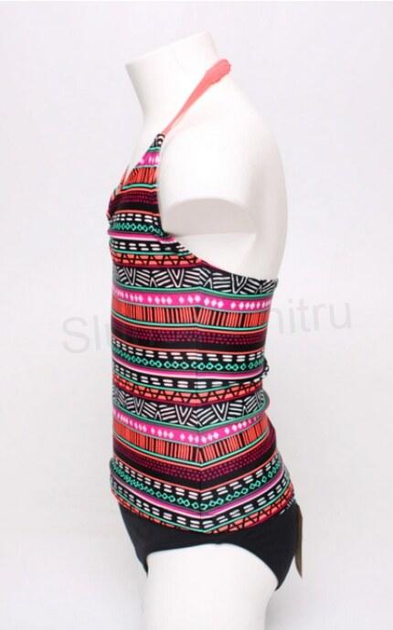 Dívčí dvoudílné plavky – tankini 140 (W197)