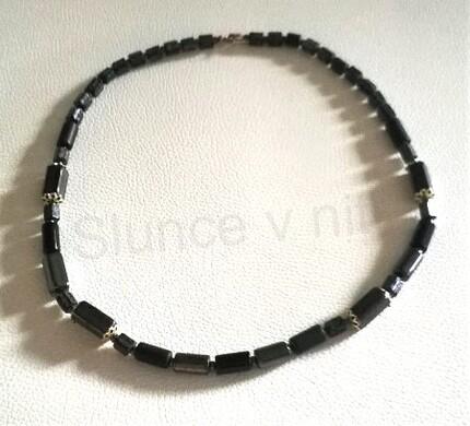 Hematitový minerální náhrdelník (X1682)