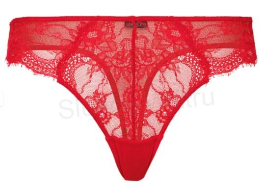 Sexy krajková noční košilka spodní prádlo vel.L červená (K342)