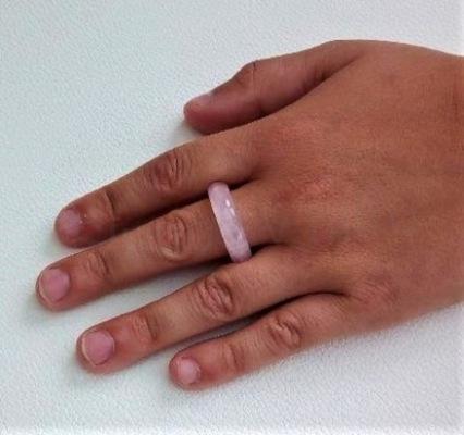 Minerální prsten Růženín velikost 61 (X764)