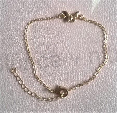 Řetízkový náramek na ruku motýl (BC562)