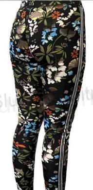 Dámské černomodré barevné elastické legíny – více velikostí (K375)