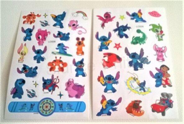 Voděodolné, dočasné tetovaní Lilo Stitch 14,5 x 9,5 cm číslo 4 (E839)