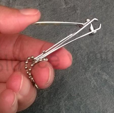 Klíčenka kleštičiy, štípačky na nechty málé s pilníkem (G60)