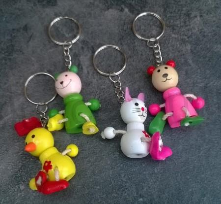 Klíčenka, přívěšek veselá zviřátka více motivu (H463)