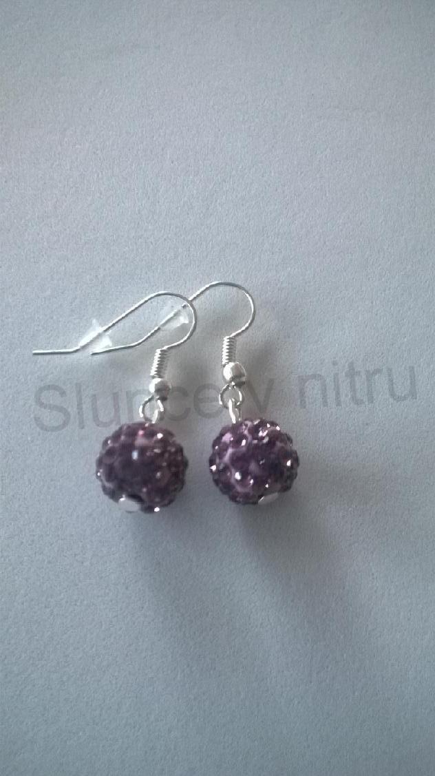 Náušnice kuličky Swarovski 10mm (BB97)