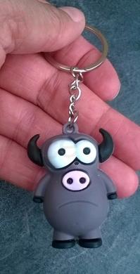 Kličenka, přívěšek Zvířátka s Velkýma očima 3D Zebra (H465)