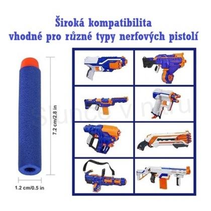 Pěnové náboje soft bullet 25 kusů (D893)