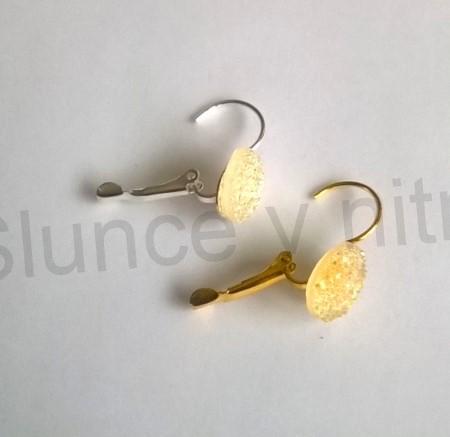 Visací orgonitové náušnice (BB746)