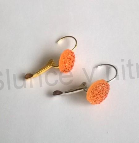 Visací orgonitové náušnice (BB747)