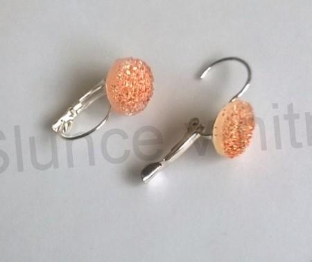 Visací orgonitové náušnice (BB748)