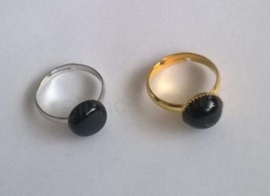 Nastavitelný minerální prsten onyx (X1719)