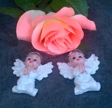 Dekorace, ozdoba Anděl, andílek magnetka (H506)