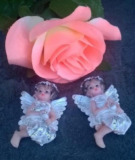 Dekorace, ozdoba Anděl, andílek magnetka (H512)