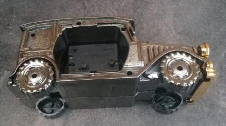 Stolní hodiny s budíkem auto, automobil (H520)