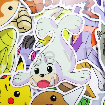 Zvířátka samolepky Pokémon mix 5 ks (E48)