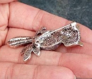 Brož Sova přírodní mušle Paua (X1735)