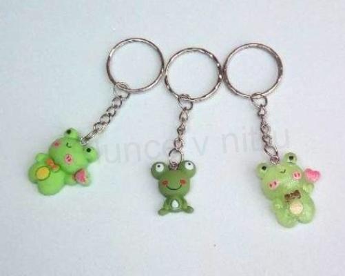 Přívěsek na klíče - žába, žabka, Žabička 1 (H532)