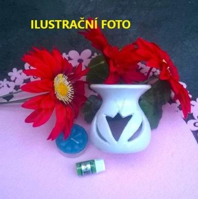 Keramická aromalampa sada olej a vonná svíčka (CH43)