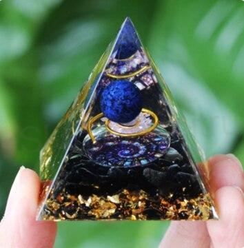 Orgonitová pyramida - spirálová energie 5,7 x 5 cm (PP182)