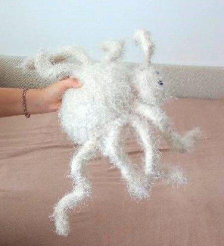 Vlněná hračka Pavouk 43 cm (D913)