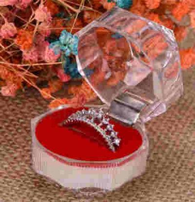 Plastová krabička na šperky průhledná (AE40)