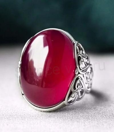 Ozdobný nastavitelný prsten s kamenem velikost 60 (BP419)