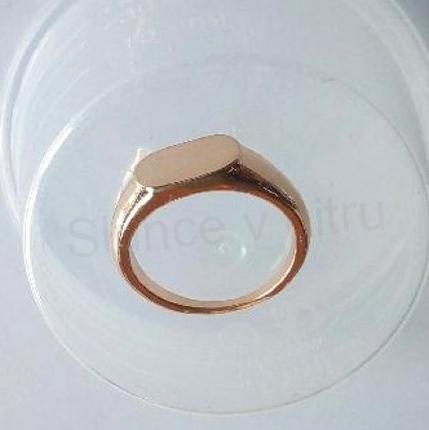 Jemný modní pečetní prsten velikost 57 (BP421)