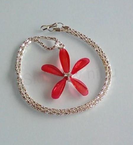 Řetízková souprava, sada Kytička růžová (BS133)