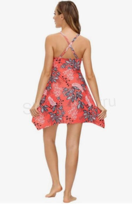 Dámské koupací tankini Hanna Nikole velikost 5XL/6XL (K393)