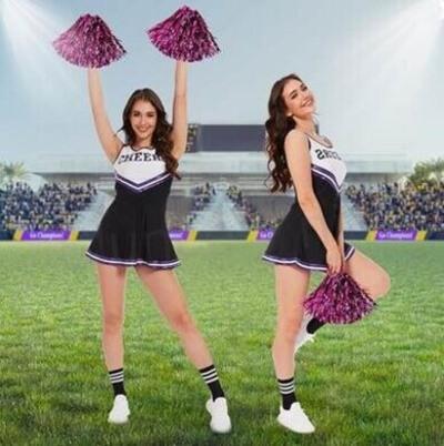 Kostým roztleskávačka s třásněmi velikost S (K424)