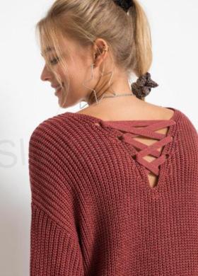 Dámské úpletové šaty velikost M (K448)