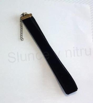 Náhrdelník choker sametový černý (BD860)