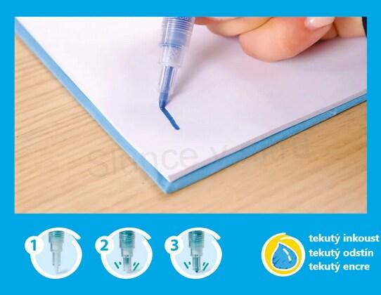 Glitter Markers fixy 6 barev (E919) 