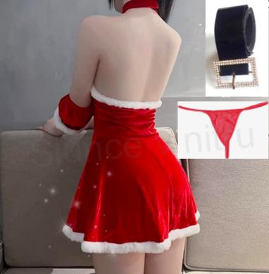 Sexy vánoční prádlo - kostým, šaty velikost XS až M (K474)