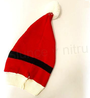 Pletená vánoční čepice 21 x 40 (K482)