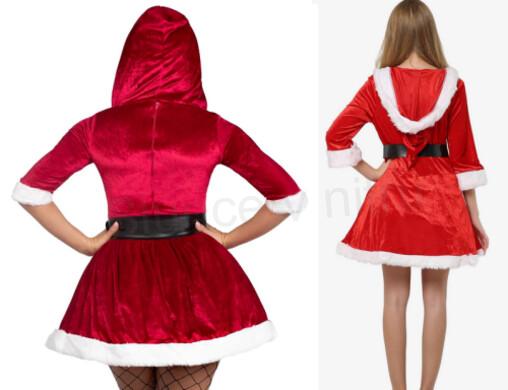 Vánoční prádlo - dámský kostým  Miss Santa (K485)