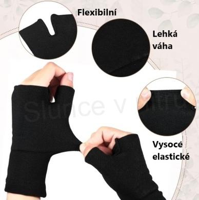 Kompresní bezprstové rukavice při artróze, Revmatoida velikost M (F69)