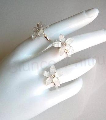 Nastavitelný prsten kytička (BP433)