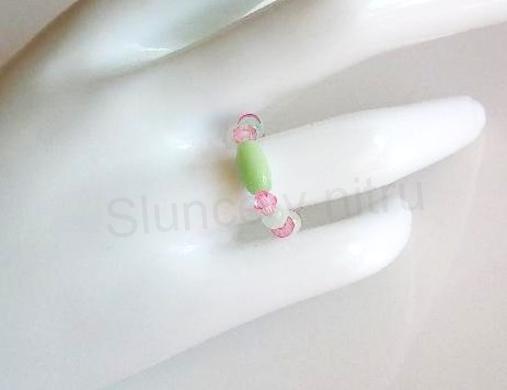 Minerální prsten kočičí oko, avanturín (X1849)