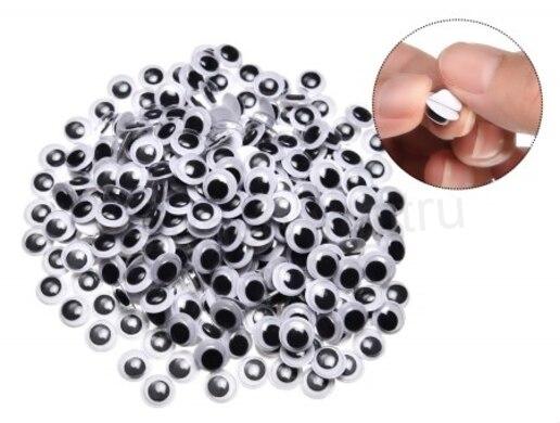 Samolepicí oči 10 mm - 20 kusů (V198)