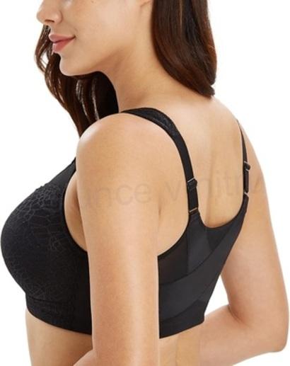 Dámská podprsenka bez kostic, zapinání vpředu velikost 95 E (K512)