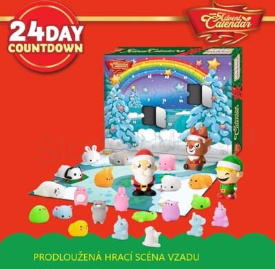 Velký adventní kalendář mačkací MOCHI (D939)